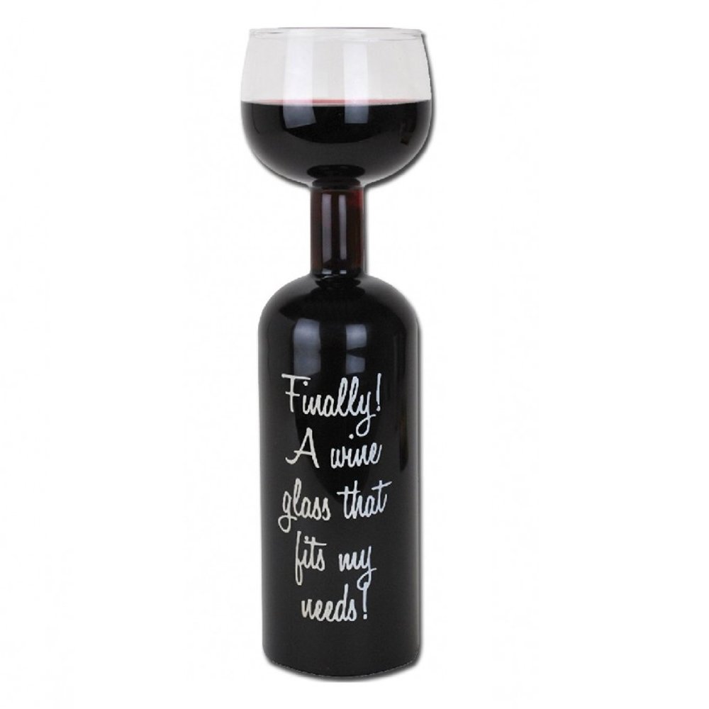 Wine Bottle Glass New In Box Fits A Whole Bottle Of Wine